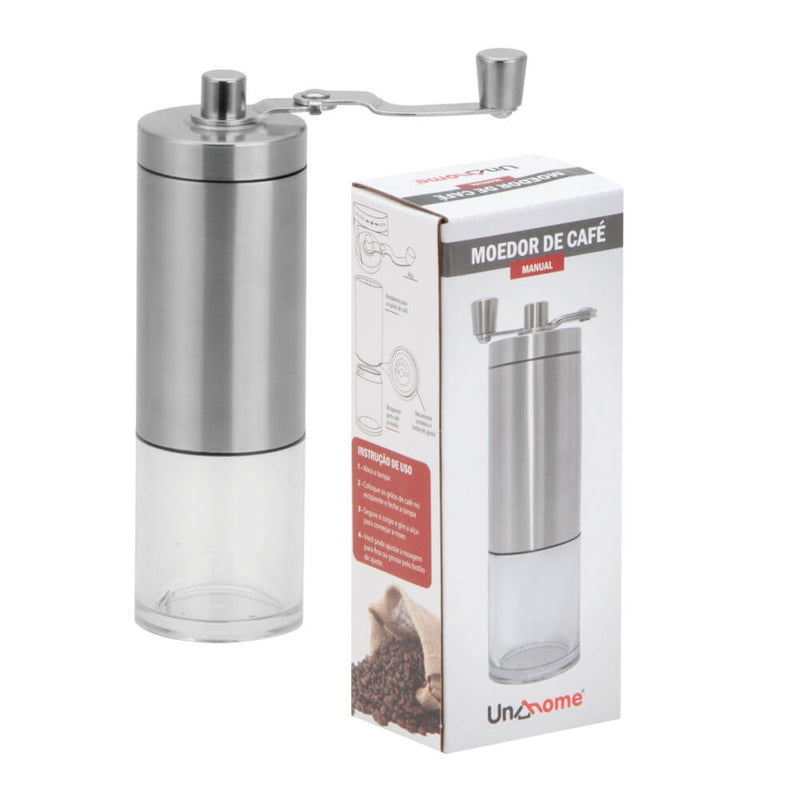 Moedor de Café Manual Portátil - Aço Inox - Loja Lar Criativo