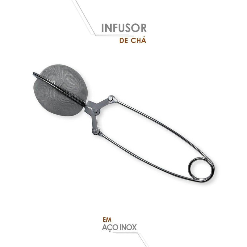 Infusor de Chá - Inox - Loja Lar Criativo