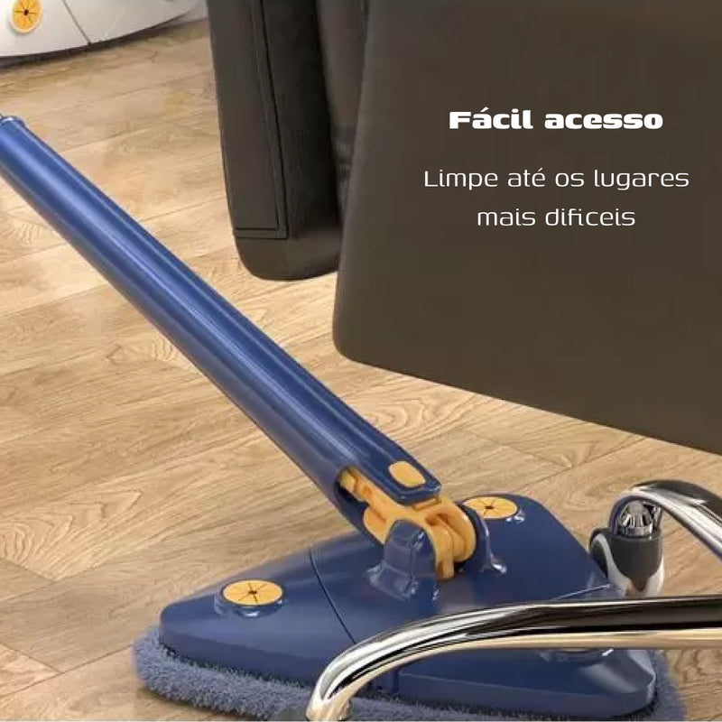 Mop De Limpeza Ajustável Giratório 360° + Brinde Exclusivo