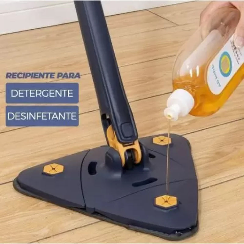 Mop De Limpeza Ajustável Giratório 360° + Brinde Exclusivo